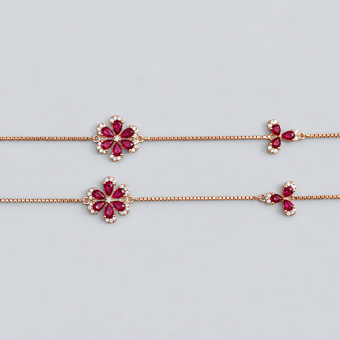 Flora Anklets
