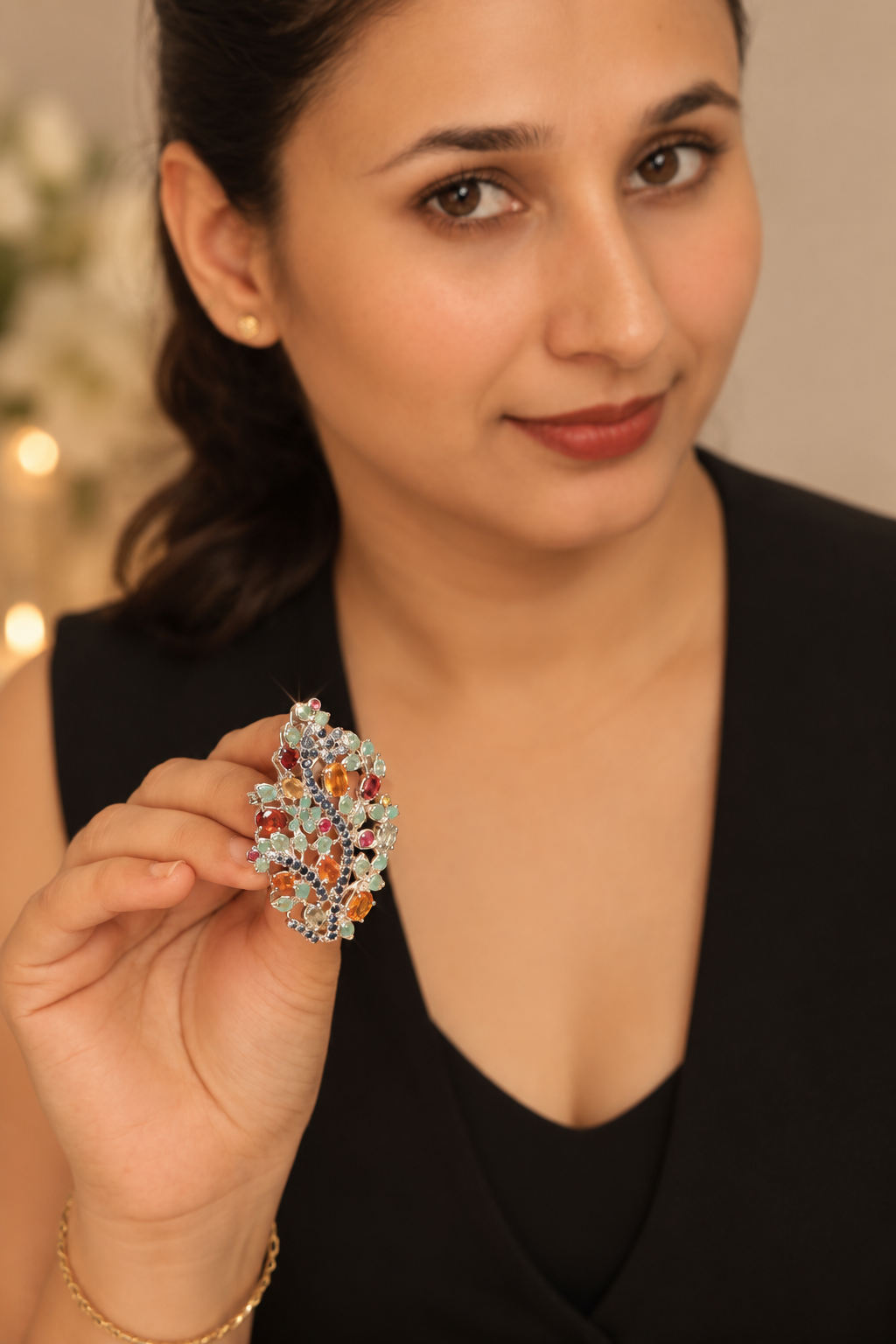 Flower valley Brooch